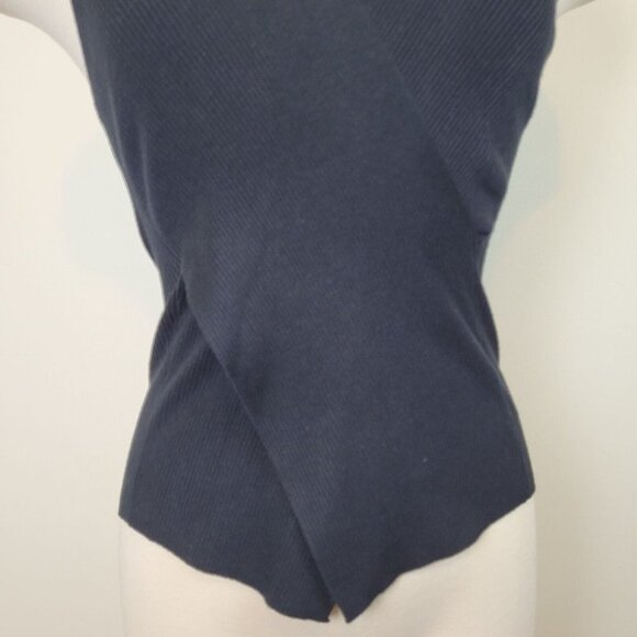 RD Style Black Sleeveless Wrap Lightweight Sweater Size Medium - Picture 3 of 9